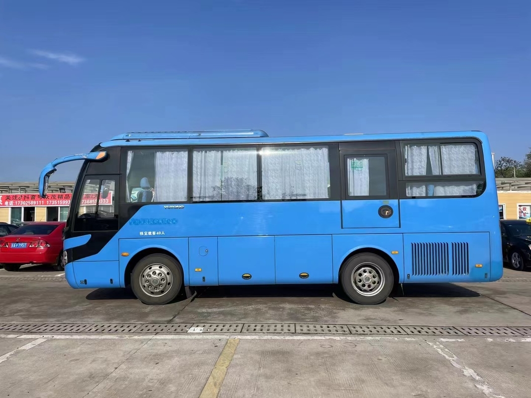 Gebruikte minibus te koop 40 zitplaatsen 8 meter pendelbus Yutong ZK6808 Linkshandig rijden Gebruik in Ghana