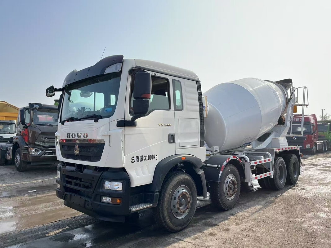 Concrete Mixer Truck Construction 2022 Jaar Howo TX Chassis 12cbm Tanker Capaciteit 8*4 Weichai 340 pk