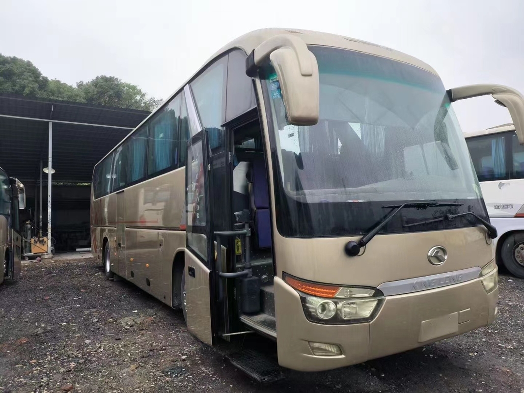 Bussen Koets 55 zitplaatsen Kinglong Champagne Kleur 53 zitplaatsen XMQ6129 Euro 3 Uitstoot LHD&RHD