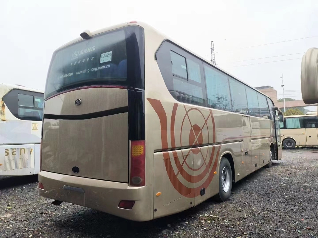 Bussen Koets 55 zitplaatsen Kinglong Champagne Kleur 53 zitplaatsen XMQ6129 Euro 3 Uitstoot LHD&RHD