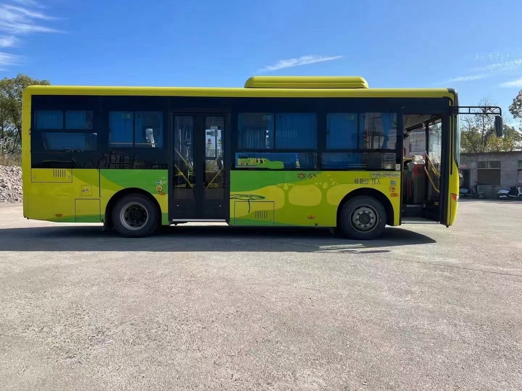 Gebruikte elektrische bus Yutong City Bus ZK6815 Batterijduur 280km 23 zitplaatsen 59 Passagiers Public Transport