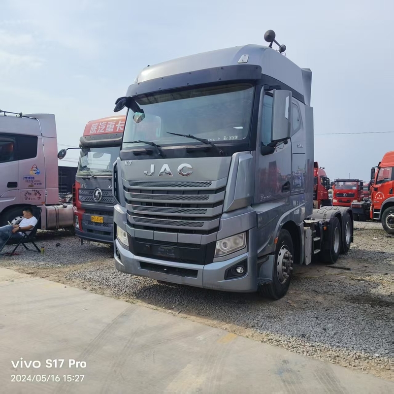 Groothandel Gebruikte trekkerhoofd Truck JAC Tweedehandse halftrucks 540 pk Hoog dak cabine Logistiek Transport