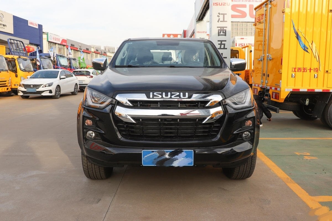 Isuzu High Ground Clearance Pickup Truck 2021 1.9T Diesel 4WD Automatische dubbele cabine Duurzaam chassis