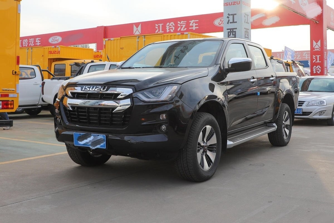 Isuzu High Ground Clearance Pickup Truck 2021 1.9T Diesel 4WD Automatische dubbele cabine Duurzaam chassis