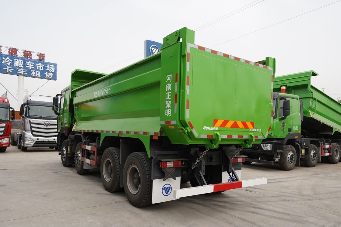 Gebruikte dumper truck Foton Ouman Gtl 490 pk 8*4 aandrijflijn Automatische transmissie Zandtransport