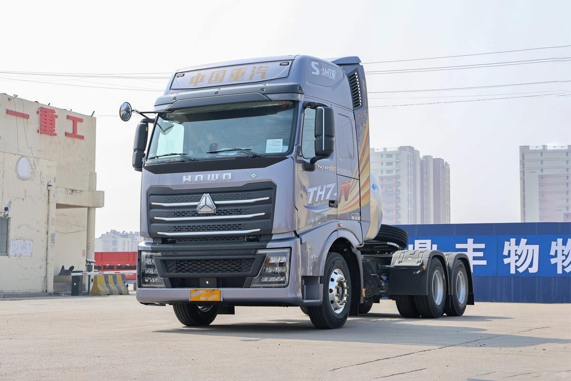 Gebruikte tractor Truck Paard te koop Sinotruk Howo Th7-N 6*4 Drive Mode 480hp Gasbrandstof Type Head