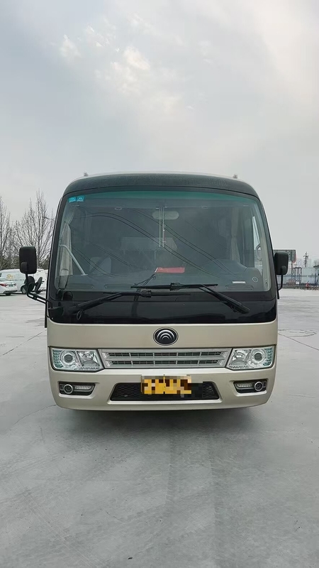 Mid-Size ZK6792D51 Gebruikte bus 25 zitplaatsen 6-versnellingsbak uitgebreid Zonk achterbagage