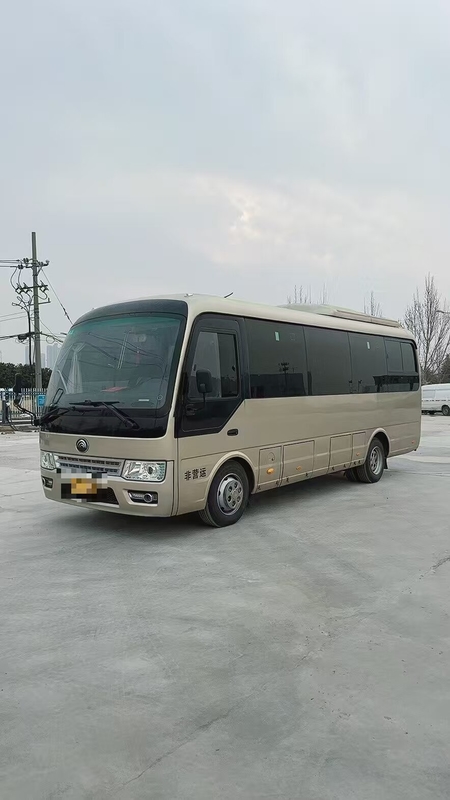 Mid-Size ZK6792D51 Gebruikte bus 25 zitplaatsen 6-versnellingsbak uitgebreid Zonk achterbagage