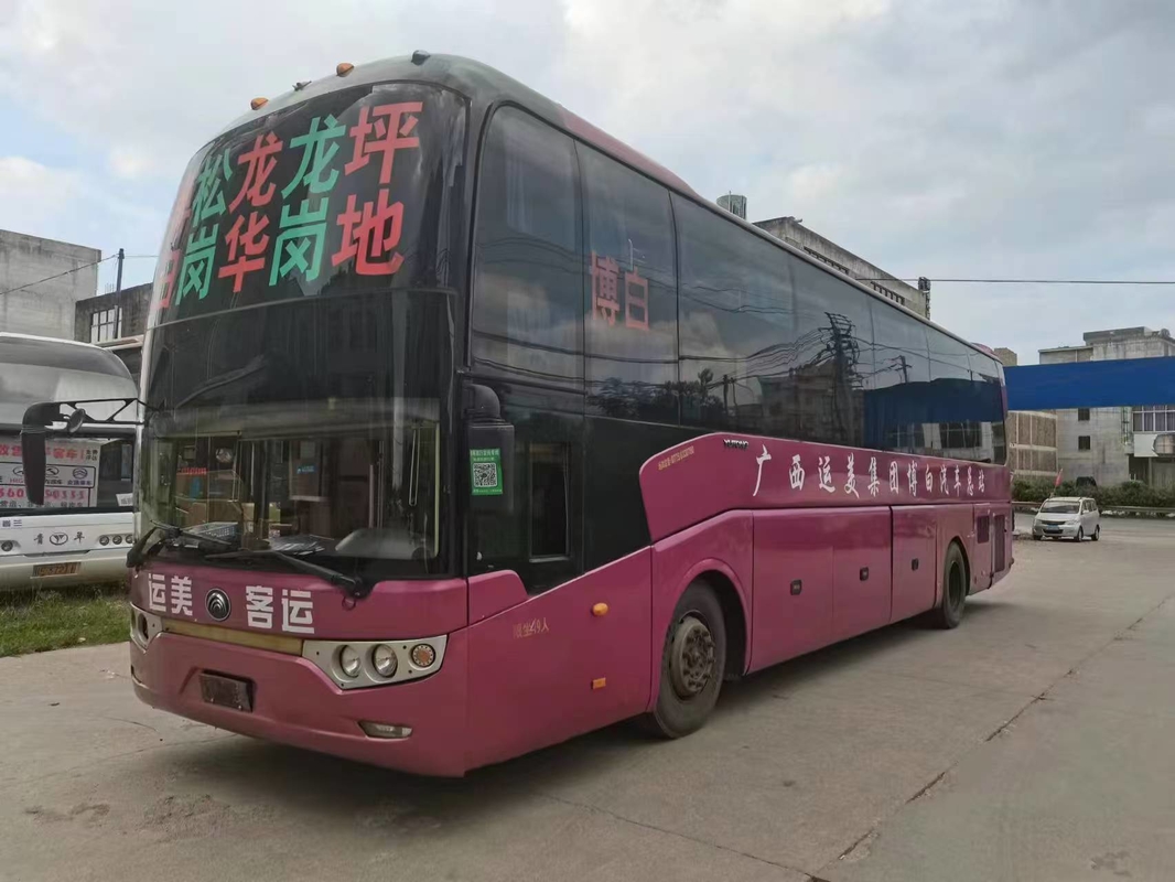 ZK6122 Yutong dubbeldekkerbus Gebruikte passagiersbus /49 zitplaatsen Dubbele deuren Linksgestuurde luxebus