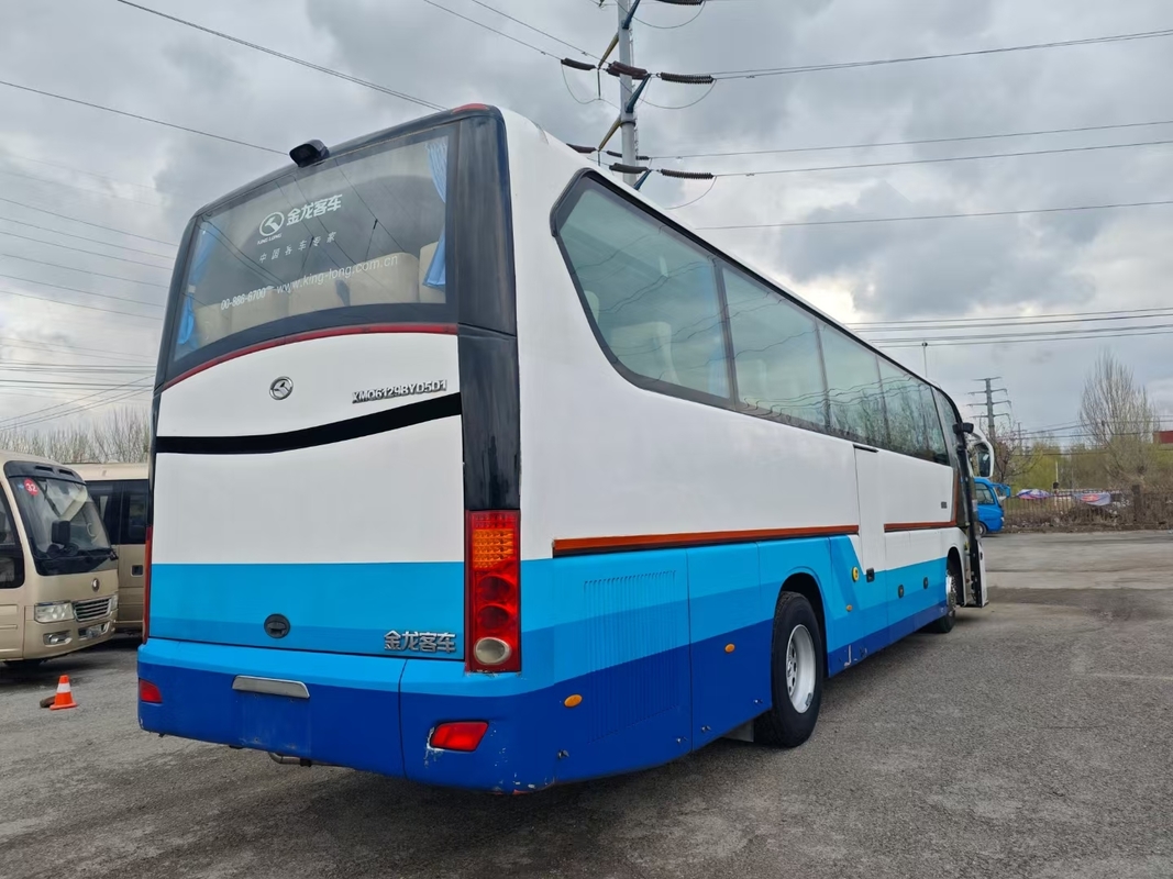 2020 Coach Tweedehands 55 Zitplaatsen 12 Meter Gladde Vorm Gebruikte King Long Bus XMQ6129 Dubbele Deuren