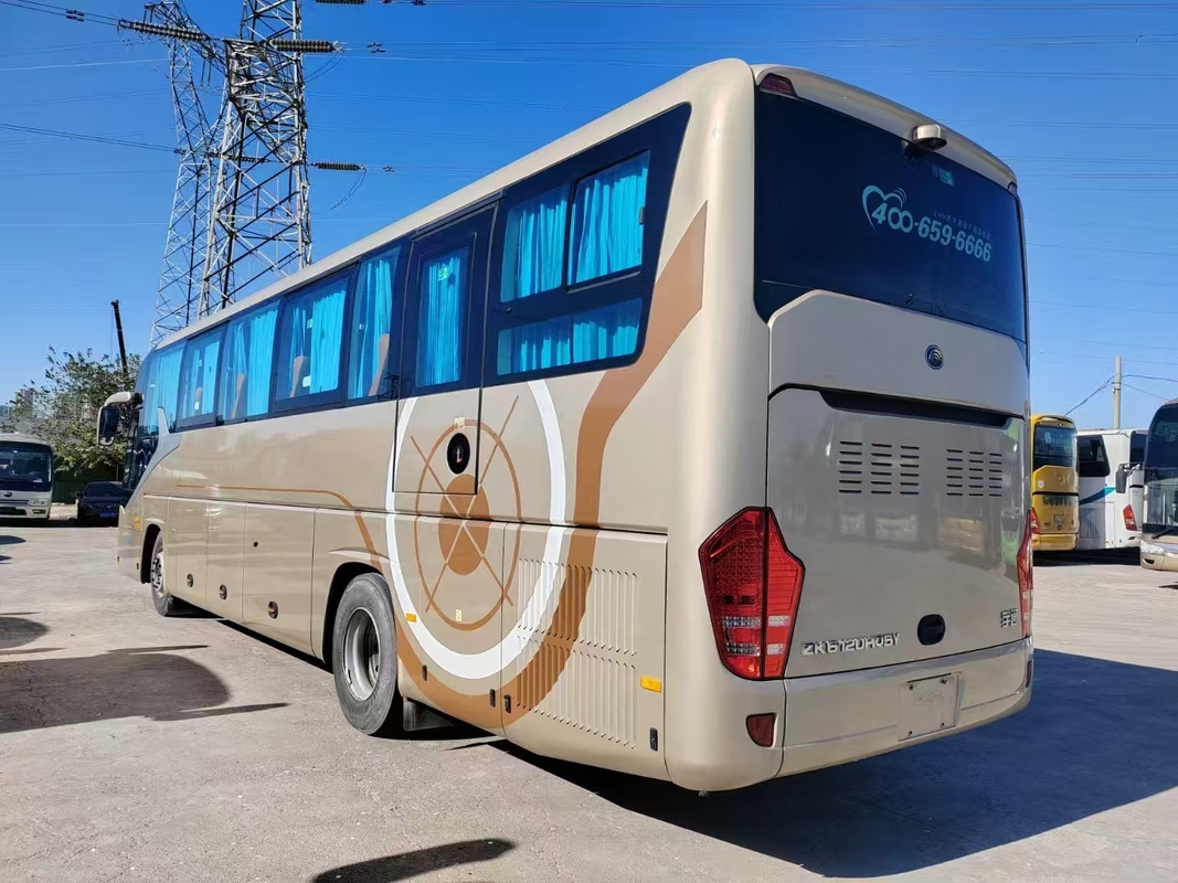 ZK6120 Yutong Gebruikte Passagiersbus 2020 50-Zitter 2+2 Indeling Eén Deur Linkerhandbesturing Luxe Bus