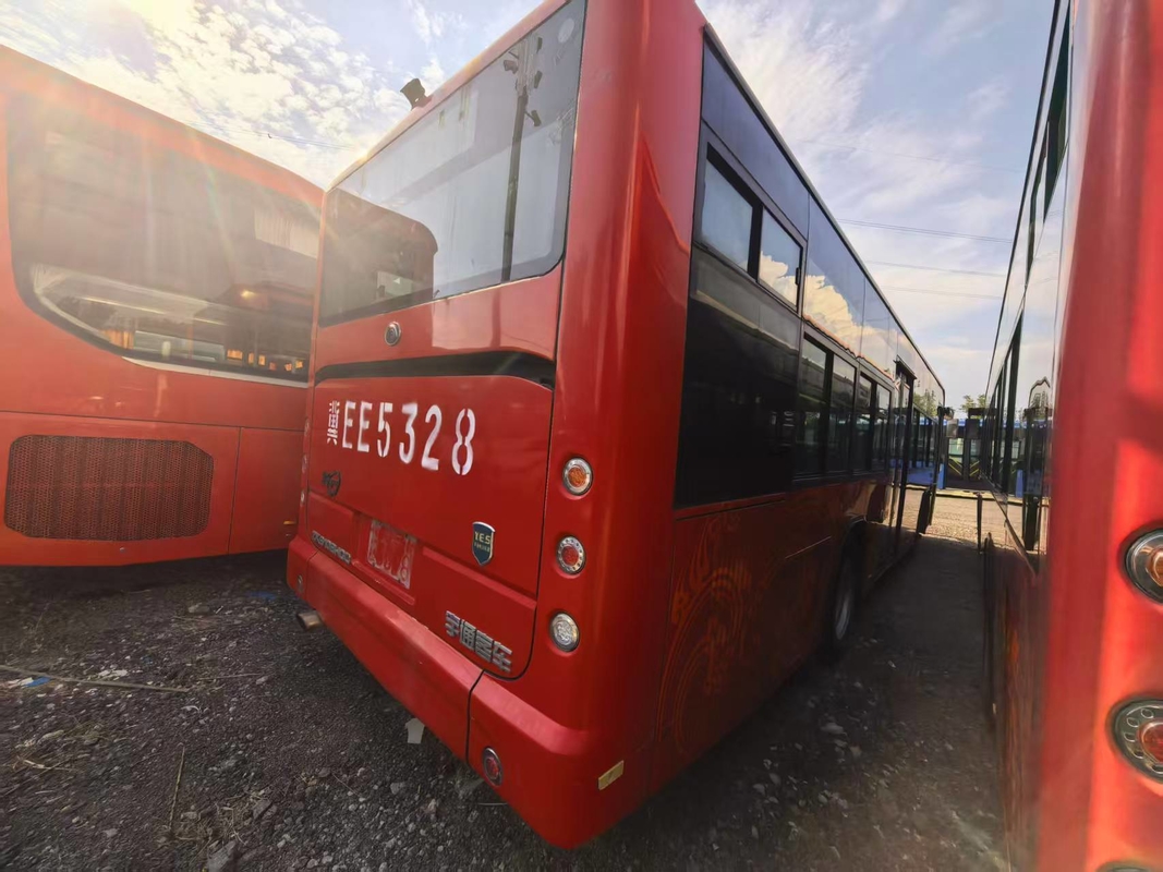 2019 tweedehands 76/10-41 zitplaatsen 12 meter gladde vorm Gebruikte ZK6108 stadsbus Dubbele deuren