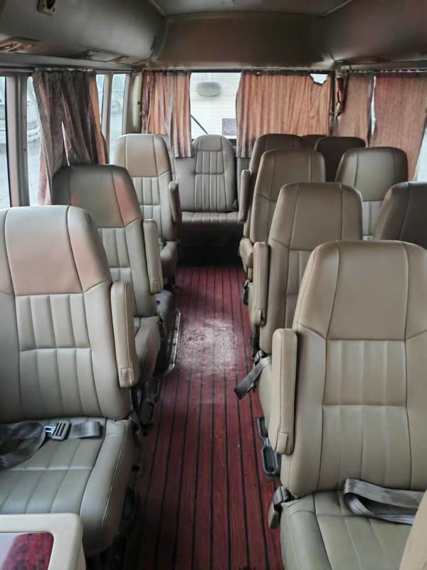 Second Hand Toyota Coaster Bus 29 Seater Diesel Commercial Business Coach Commuter Shuttle Buses