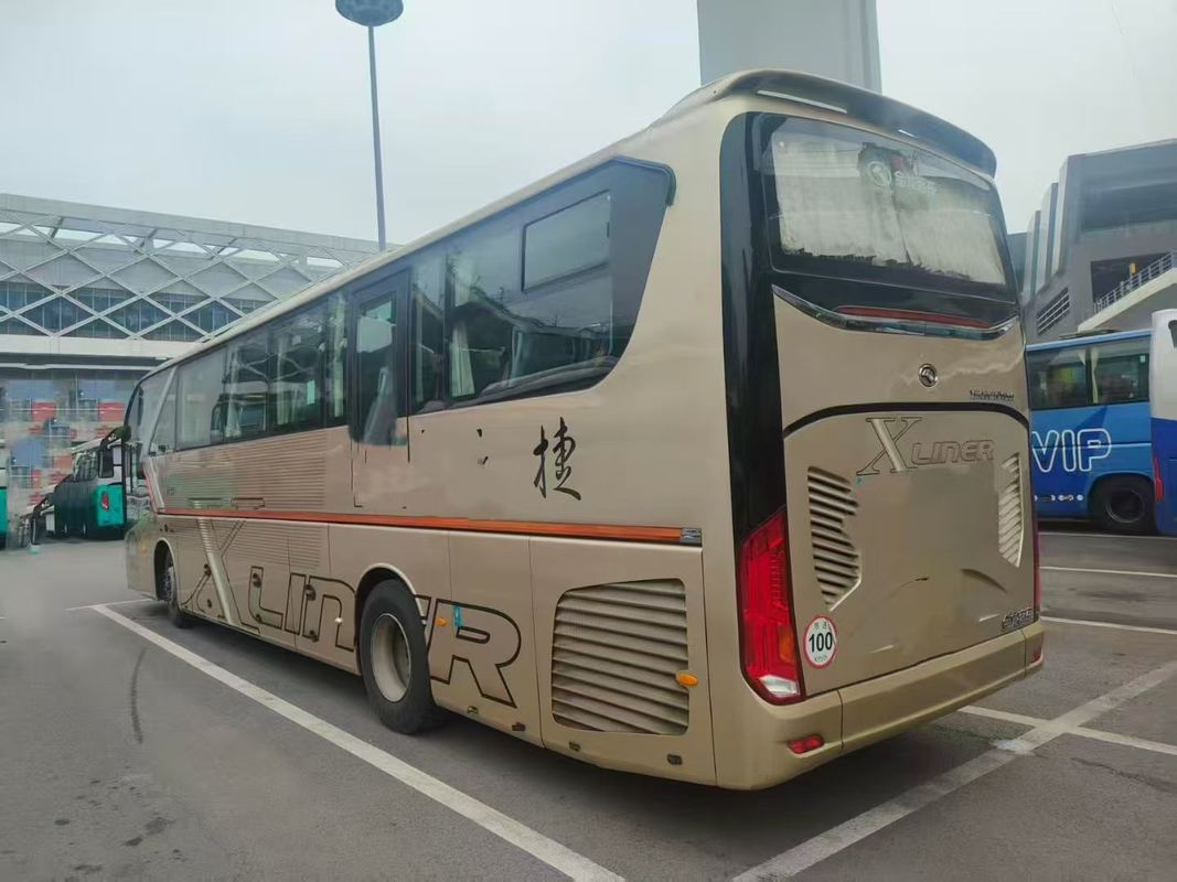 Coach Bus Tweedehands King Long XMQ6127 Weichai 375hp Leaf Spring 50 zitplaatsen Luxe Transport Met airconditioning