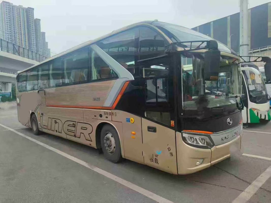 Coach Bus Tweedehands King Long XMQ6127 Weichai 375hp Leaf Spring 50 zitplaatsen Luxe Transport Met airconditioning