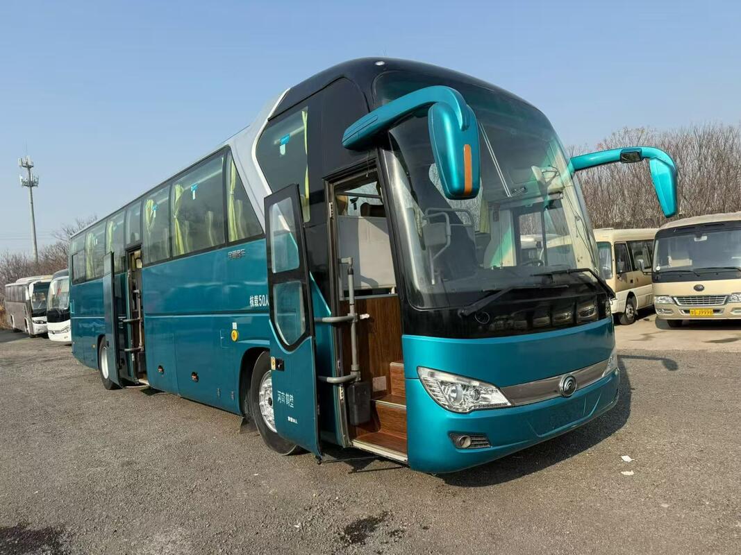 Coach Bus Tweedehands Yutong Zk6122 Weichai 375hp Leaf Spring 50 zitplaatsen Lux Transport Met airconditioning