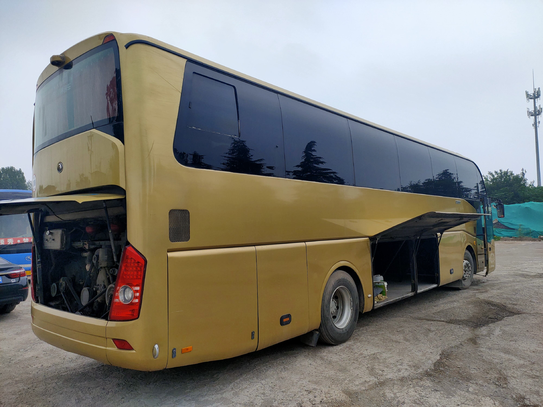Gebruikte ZK6112D stadsbus 45 zitplaatsen dieselmotor langeafstandsbus voor Afrikaans openbaar vervoer