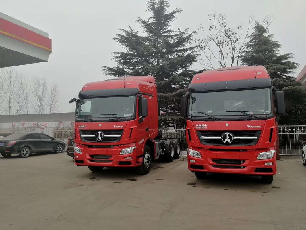 Van BEIBEN Grote Gebruikte Euro V de Emissienorm van de de Tractorvrachtwagen met WP12.460E50-Motor