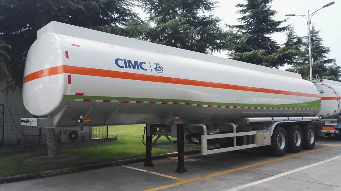 45000L gebruikt de Aanhangwagenslingyu Merk van de Roestvrij staaltanker voor Olievervoer
