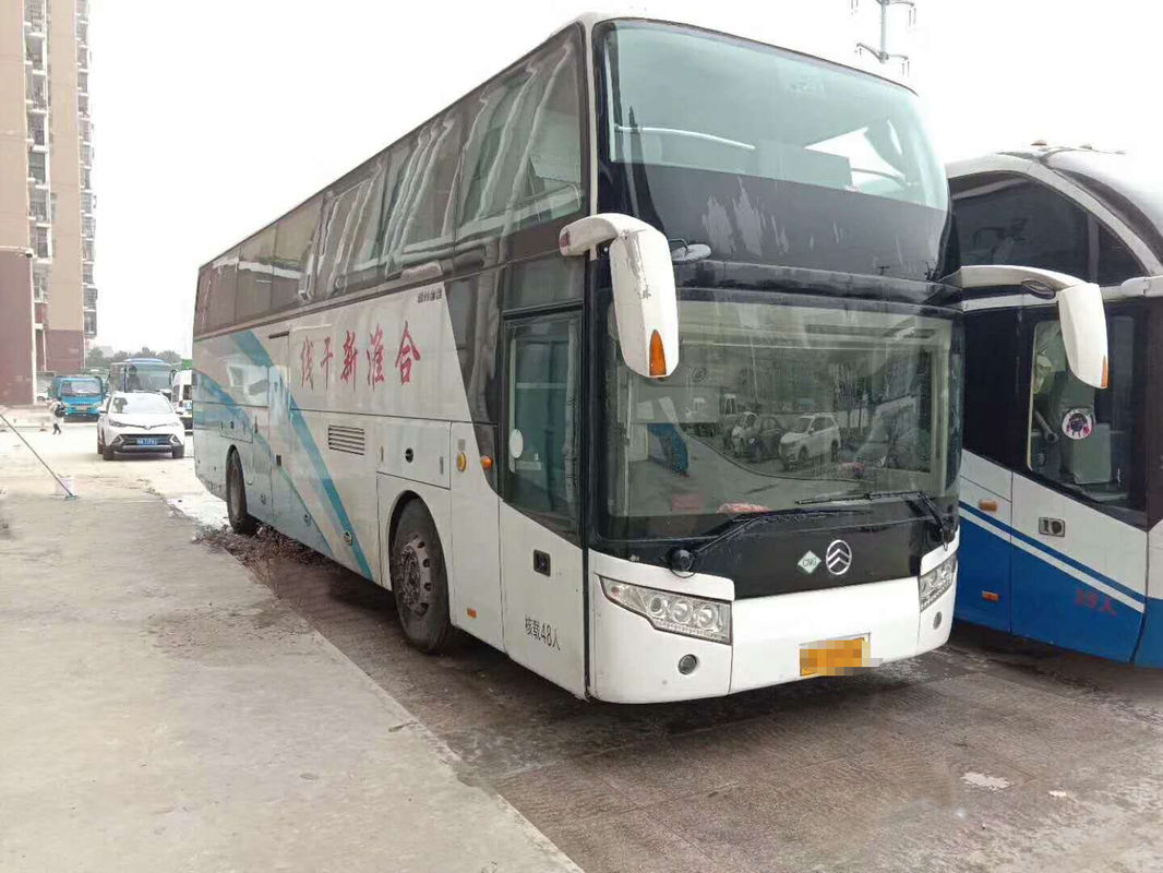 48 Zetels gebruikten Motorbussen, het Luchtkussenchassis van de Bus Tweede Hand met Zes Nieuwe Banden