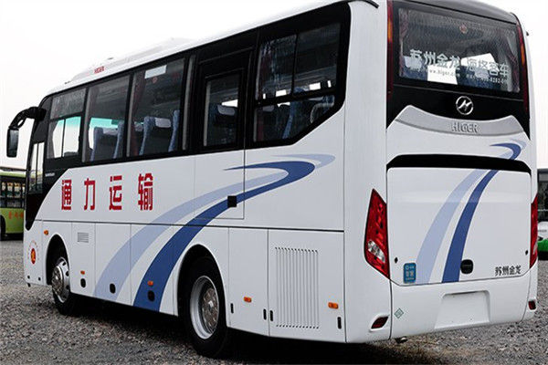 Hoger 35 Seat gebruikte Minibus, Gebruikte Diesel Bussen 100 Km/H-Snelheidswielbasis 4250mm