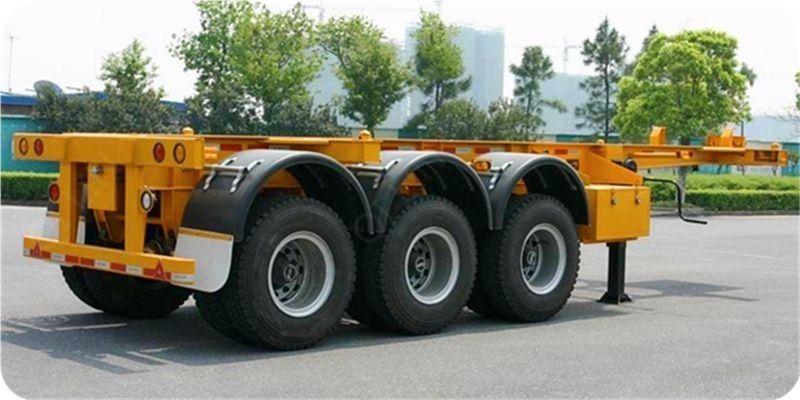 12400*2490*1400 van de Hand het Semi Aanhangwagens van mm Tweede Merk 3* van YORK 13 Ton Capaciteits