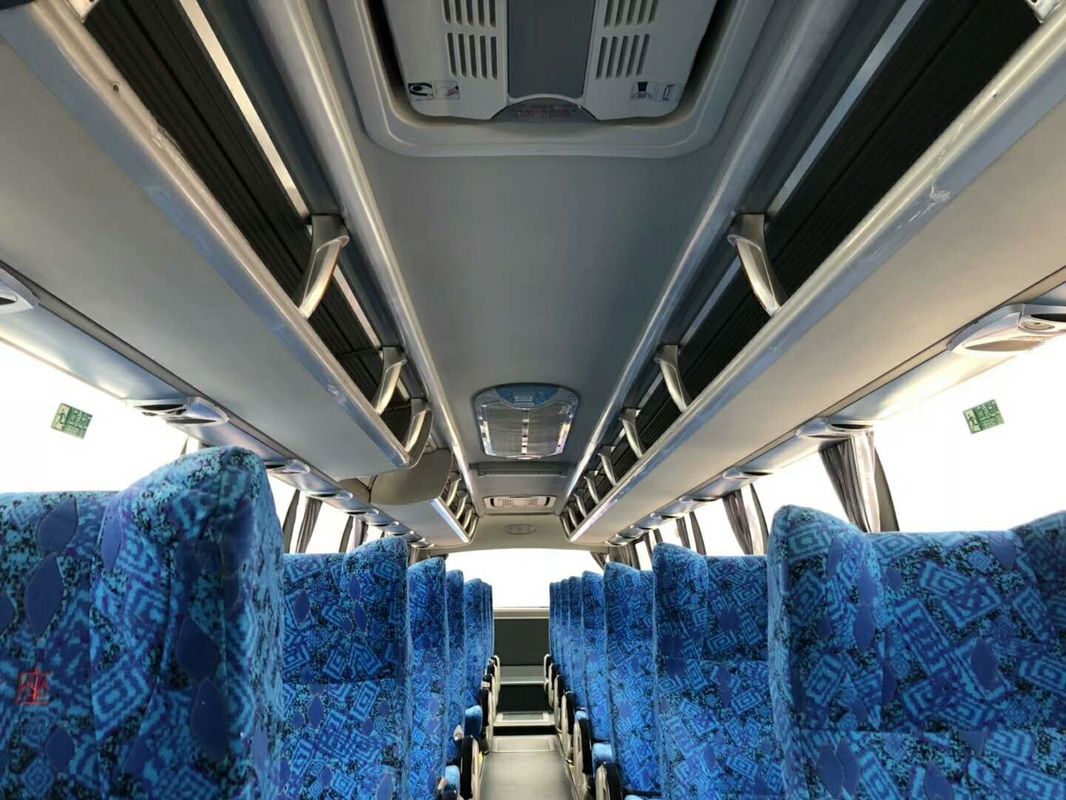 De huidige Nieuwe Aankomst gebruikte Hogere Busbus 39 Zetels Diesel Blauwe A laag een half Wechai In werking gesteld Goed