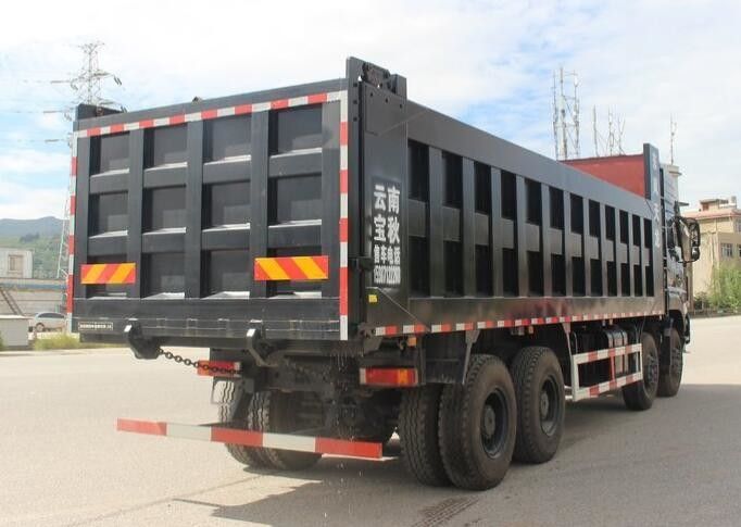 8x4 aandrijvings420hp Euro IV/V Gebruikte het Werkvrachtwagens met de Motor van Dongfeng Cummins