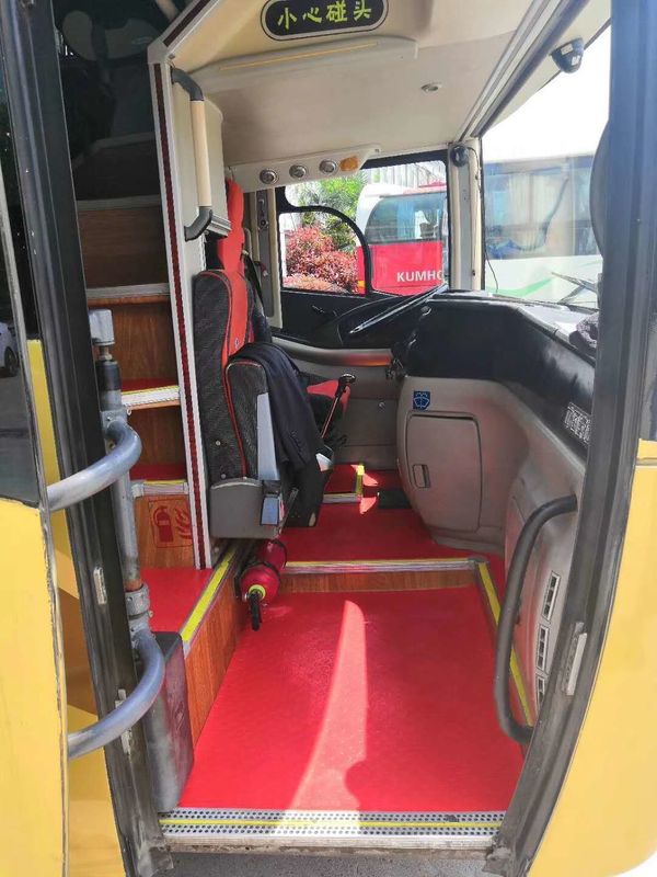 2013 Jaar Gebruikte Yutong-Bussen 59 Seaters Één Laag en half Linkerleiding