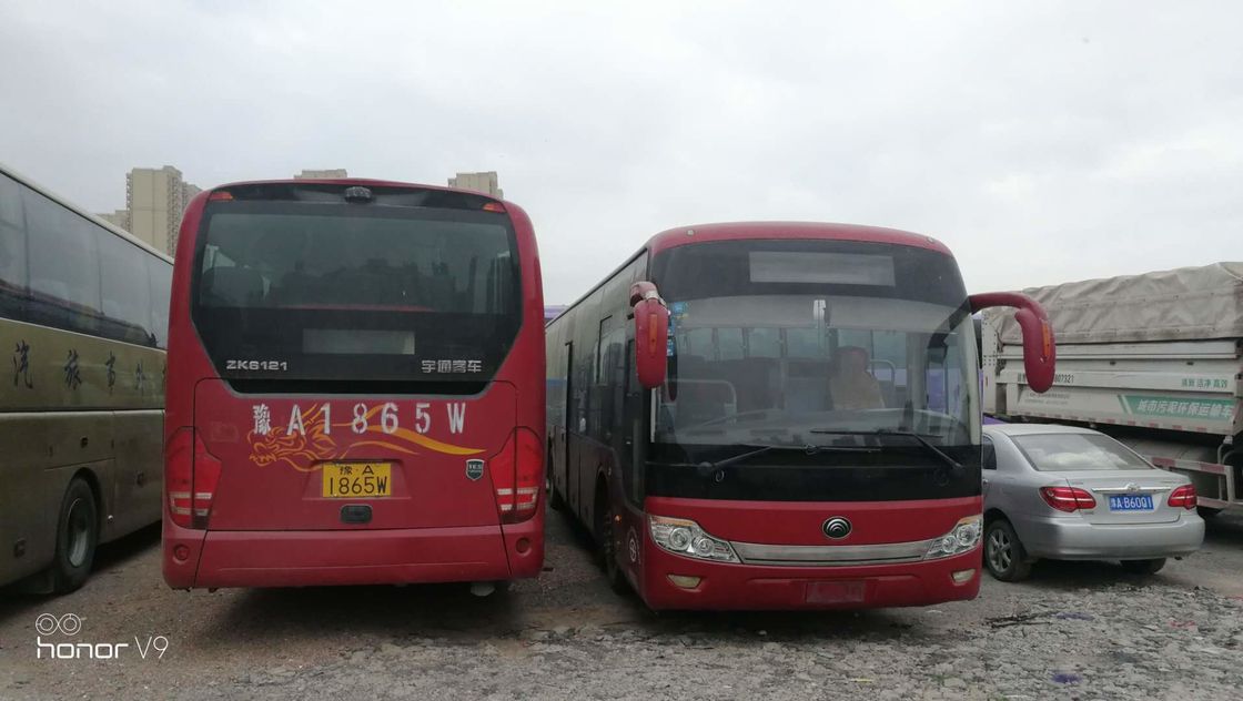 Rode Yutong Gebruikte de Steun Diesel a/c Twee van de Onderlegger voor glazenbus ZK6121HQ3Z 68 Seat RHD Deuren