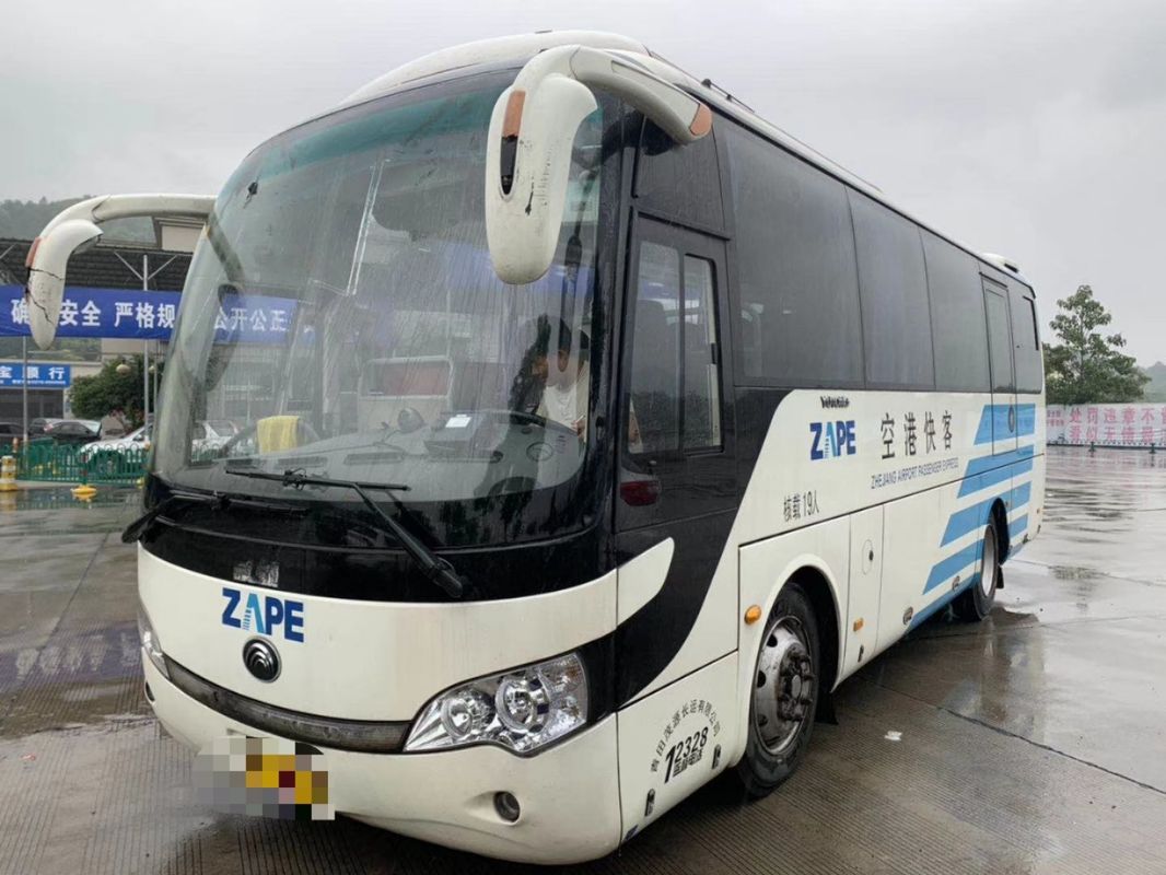 ZK6858 de Stadsbus van reeksyutong, Wit 19 Seater-Bus Diesel Linkerleidings 2015 Jaar