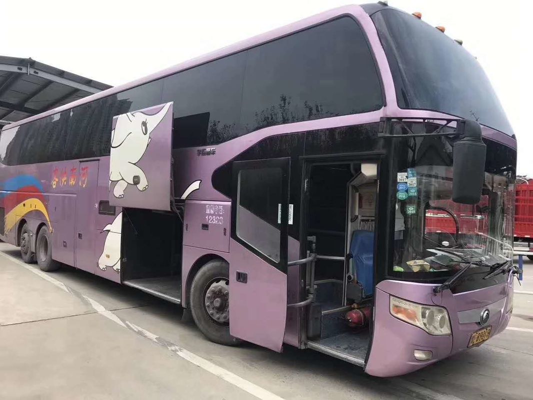 De gebruikte Achtergedeelte/van Bach Dubbele Assen vervoeren ZK6147 67 Jaar van Yutong 2012 van de Zetels per bus het Linkeraandrijving