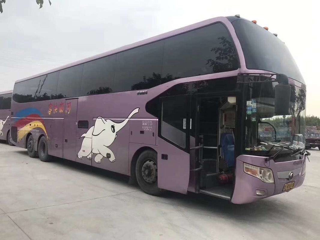 De gebruikte Achtergedeelte/van Bach Dubbele Assen vervoeren ZK6147 67 Jaar van Yutong 2012 van de Zetels per bus het Linkeraandrijving