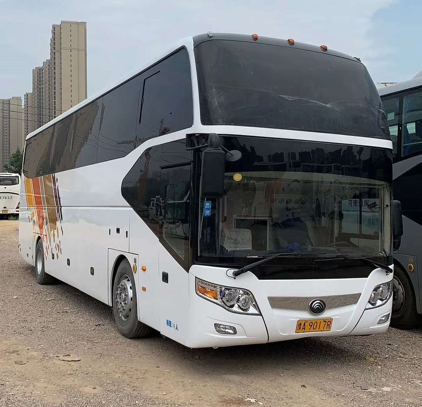 59 Gebruikte Zetelsdiesel Yutong-Witte 2014 Jaar ZK6127 van de Bussen het Maximum Snelheid 100km/H
