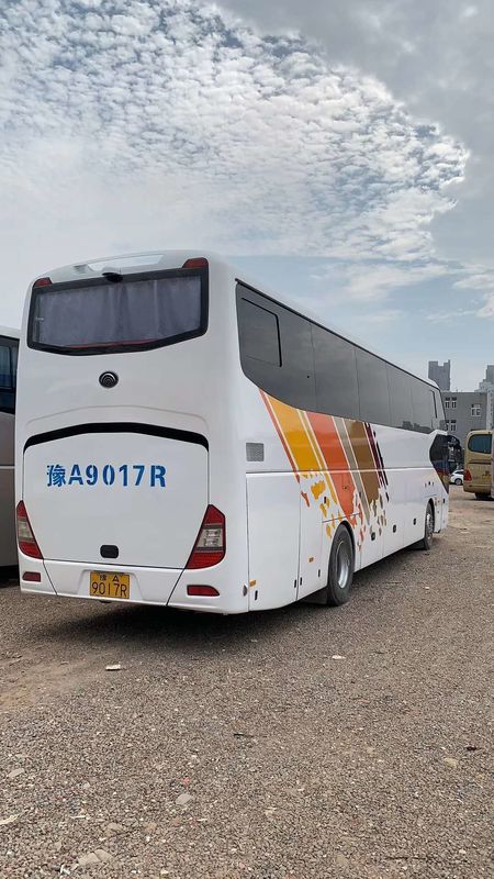 59 Gebruikte Zetelsdiesel Yutong-Witte 2014 Jaar ZK6127 van de Bussen het Maximum Snelheid 100km/H