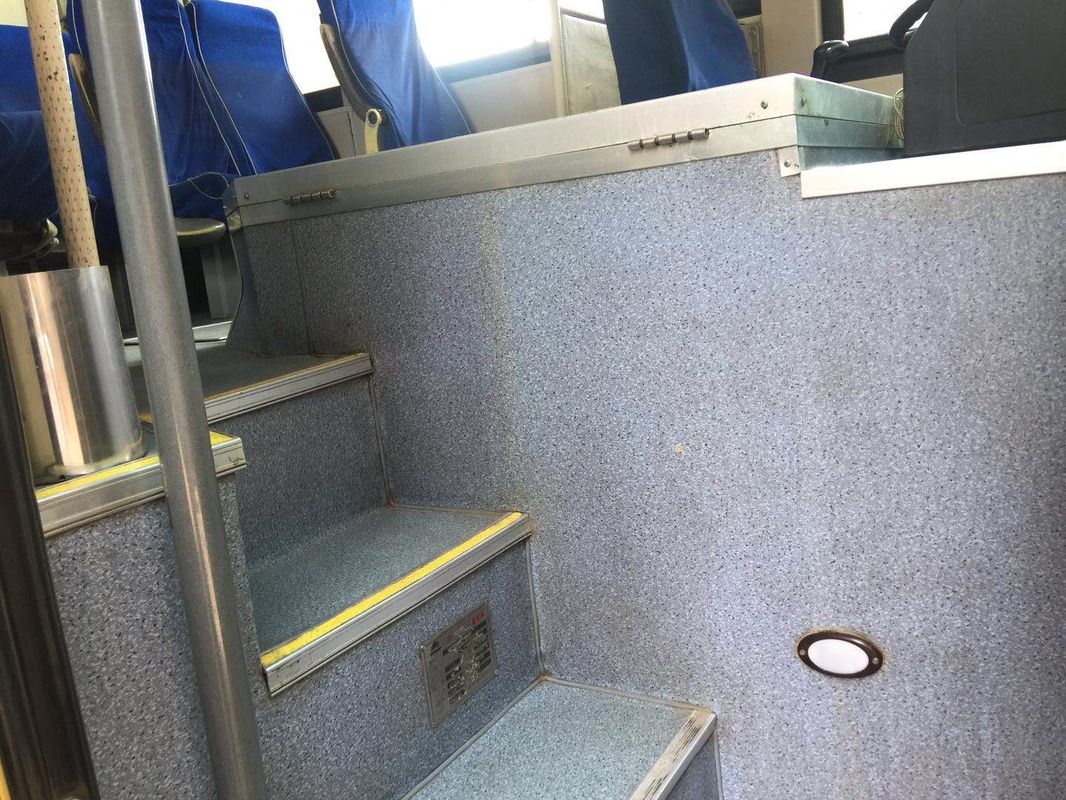 De diesel Voormotor Gebruikte Bus ZK6112D 52 van Yutong Model van de Zetels het Gele Linkeraandrijving