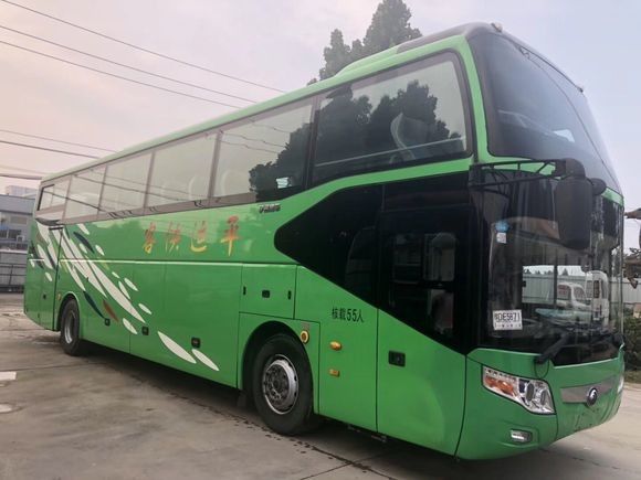Diesel 6126 LHD gebruikte Passagiersbus 55 van het Jaaryutong van Seat 2015 2de de Handbus
