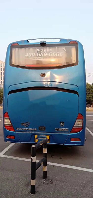 6127 modelleer van de Diesel Yutong Gebruikt Jaar 51 Zetels LHD ISO Reisbus 2013 die met Luchtkussen worden overgegaan