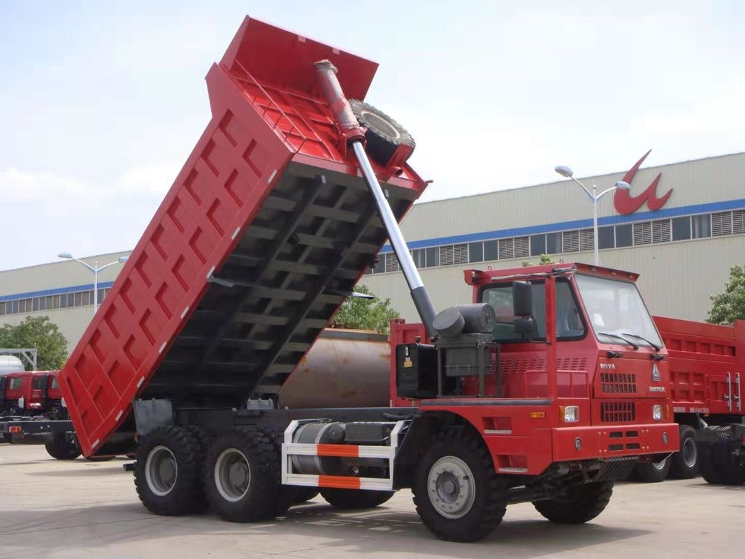 gebruikte de Stortplaatsvrachtwagen van 371HP Sinotruck 50 - 70 Ton Minning-Stortplaatsvrachtwagens het Linker Drijven