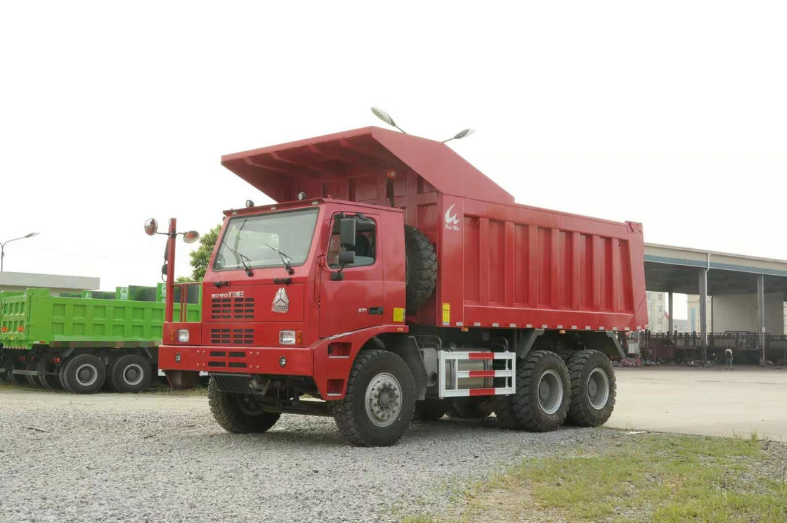 gebruikte de Stortplaatsvrachtwagen van 371HP Sinotruck 50 - 70 Ton Minning-Stortplaatsvrachtwagens het Linker Drijven