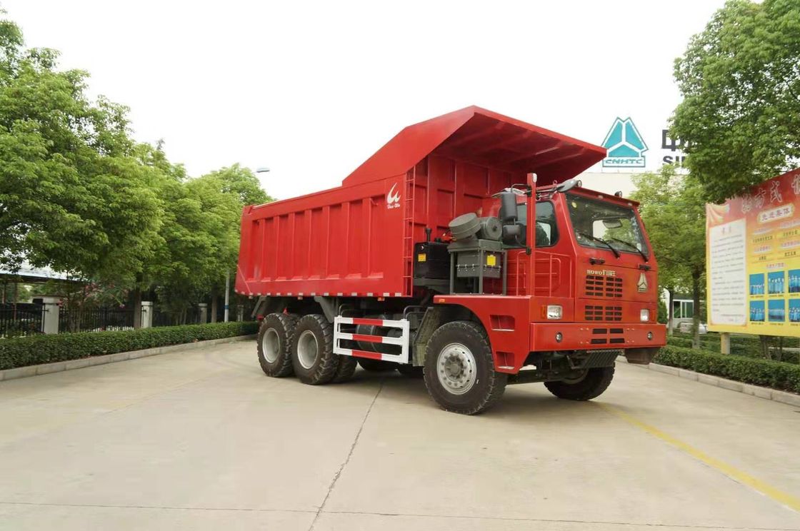 gebruikte de Stortplaatsvrachtwagen van 371HP Sinotruck 50 - 70 Ton Minning-Stortplaatsvrachtwagens het Linker Drijven