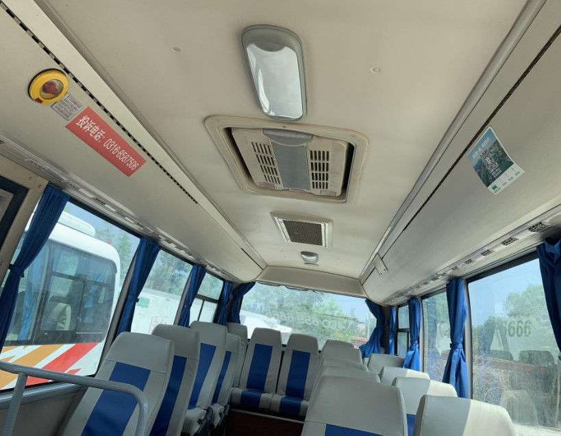 2015 Jaar 22 Zetels Gebruikte Yutong-Voormotor 6729 van Bussencummins Modelyutong-Bus