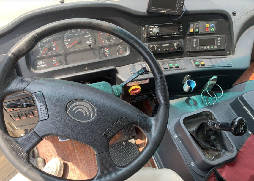 2015 Jaar 22 Zetels Gebruikte Yutong-Voormotor 6729 van Bussencummins Modelyutong-Bus