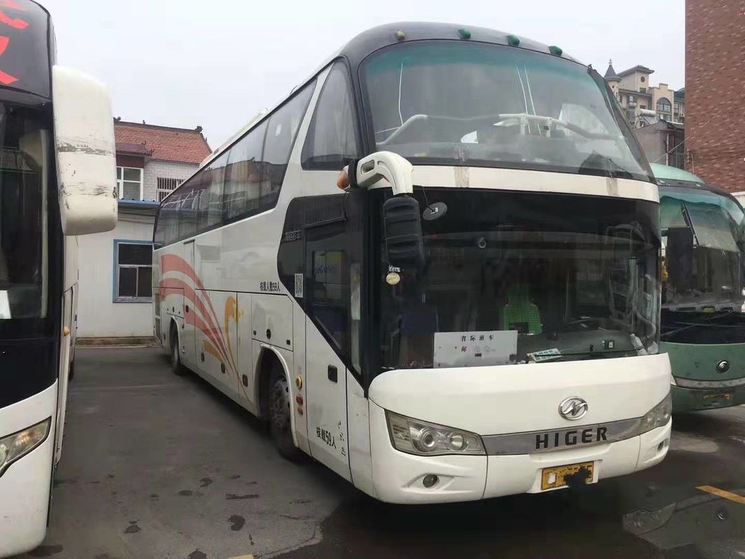 Het 59 Zetels 2015 Jaar gebruikte Hoger Merk Één van de Busbus en Half Dek 3795mm Bushoogte