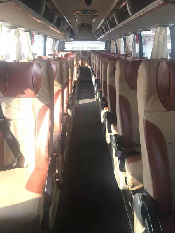Het 59 Zetels 2015 Jaar gebruikte Hoger Merk Één van de Busbus en Half Dek 3795mm Bushoogte