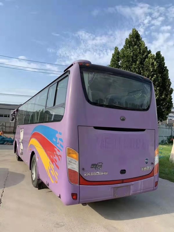 2011 de Bussendiesel 39 Zetels LHD van Yutong van de Jaar Tweede Hand Reis Gebruikte met Airconditioner