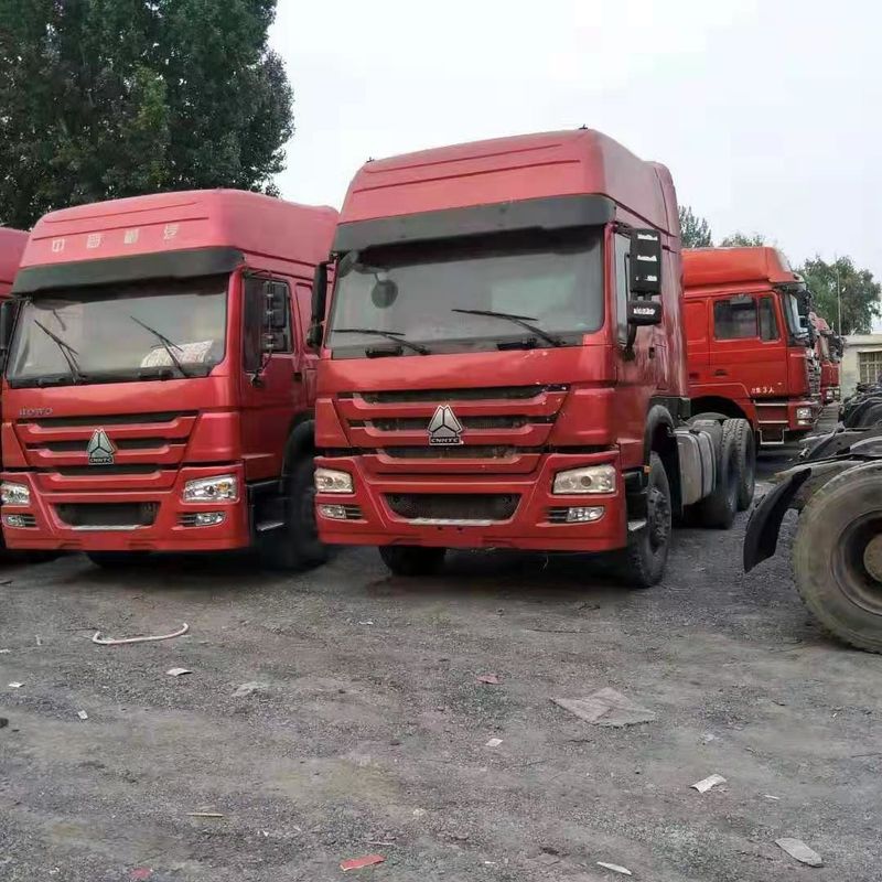 Van de diesel Macht Gebruikte de Tractor Hoofdvrachtwagen Tractorvrachtwagen 375hp voor Vervoer