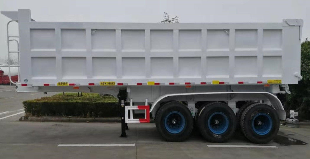 9.4M de Achtervrachtwagen van de Stortplaats Semi Aanhangwagen met 3 Assen en van 28T TFOC Landend Been