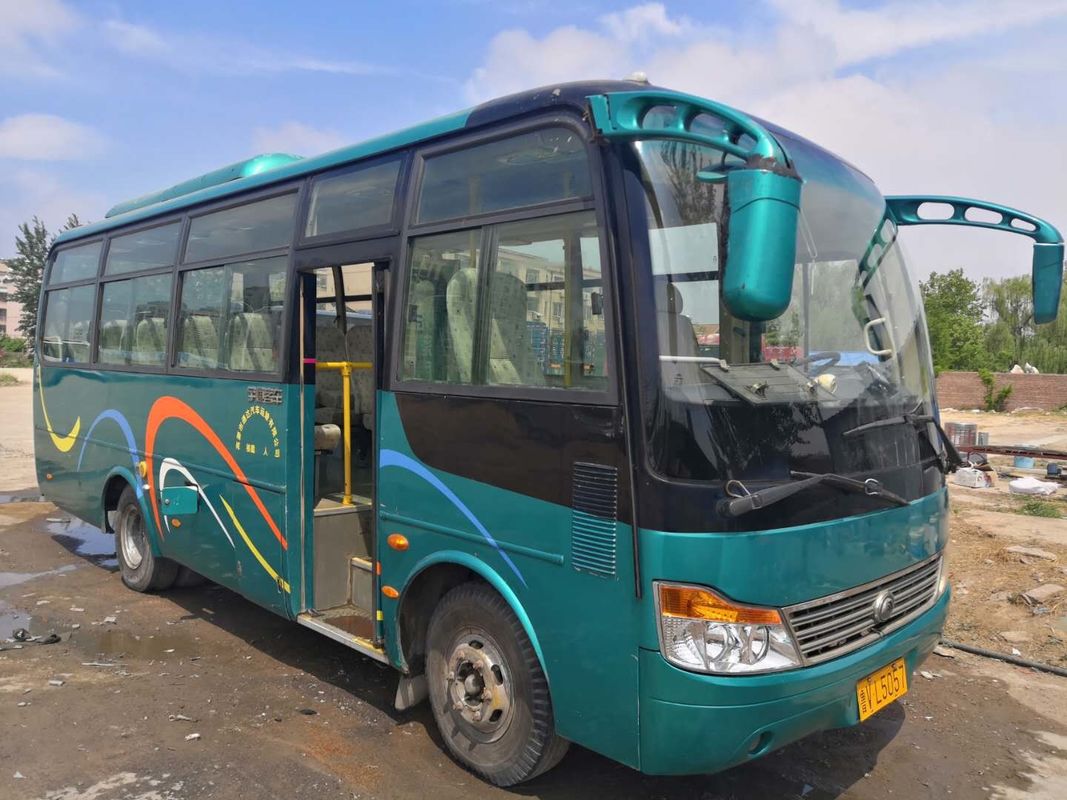 ZK6752d Gebruikte Bussen Over lange afstand 7500mm van de Passagiersbus de Maximum Snelheid van de Buslengte 100km/H