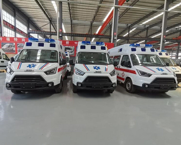 Mobiele het Type van het Voertuigicu Voogdij van Preventiespv Ziekenwagen Voor speciale doeleinden met Ventilator